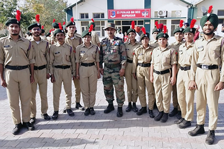 Students Selected For NCC