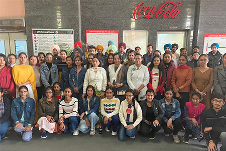 Visit at CocaCola Plant