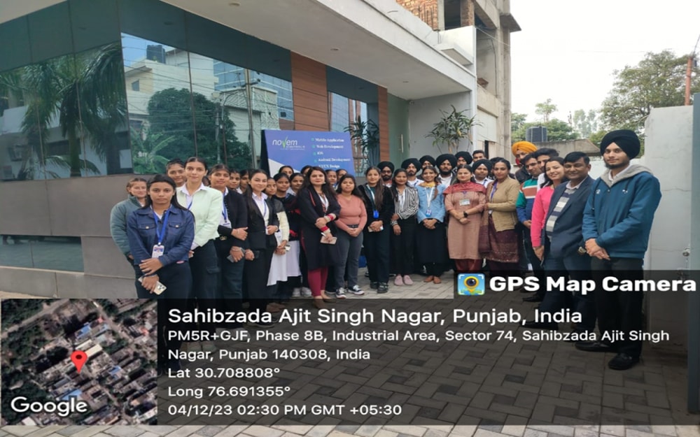 Industrial Visit to Novam Controls Mohali